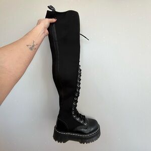 Dr. Martens agyness deyn knee high RARE boots